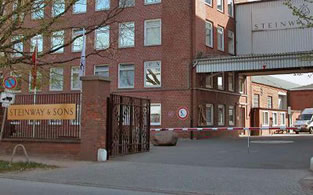 Steinway & Sons Fabriek in Hamburg